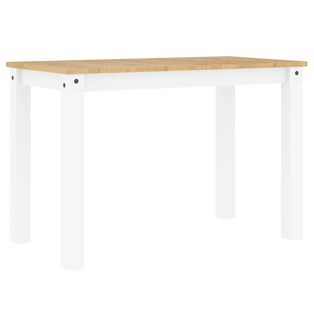 Esstisch Massivholz Weiß 112 x 60 x 75 cm