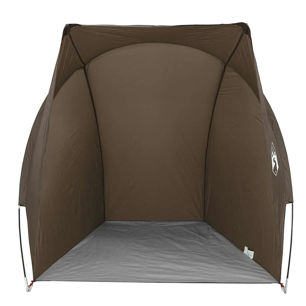 Angelzelt Campingzelt 150x100x150 cm Braun wasserdicht UV-Schutz
