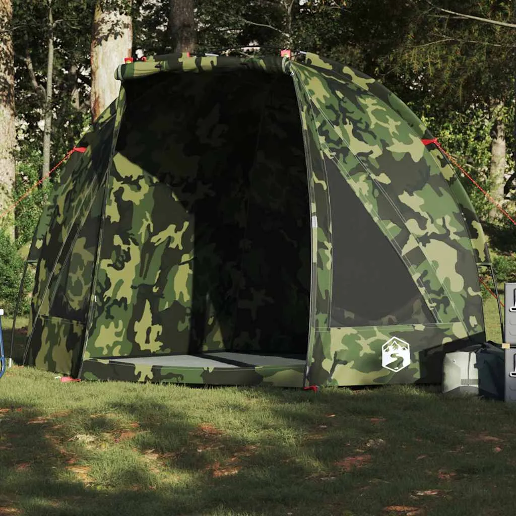 Angelzelt Campingzelt 210x170x125 cm Tarnfarbe wasserdicht