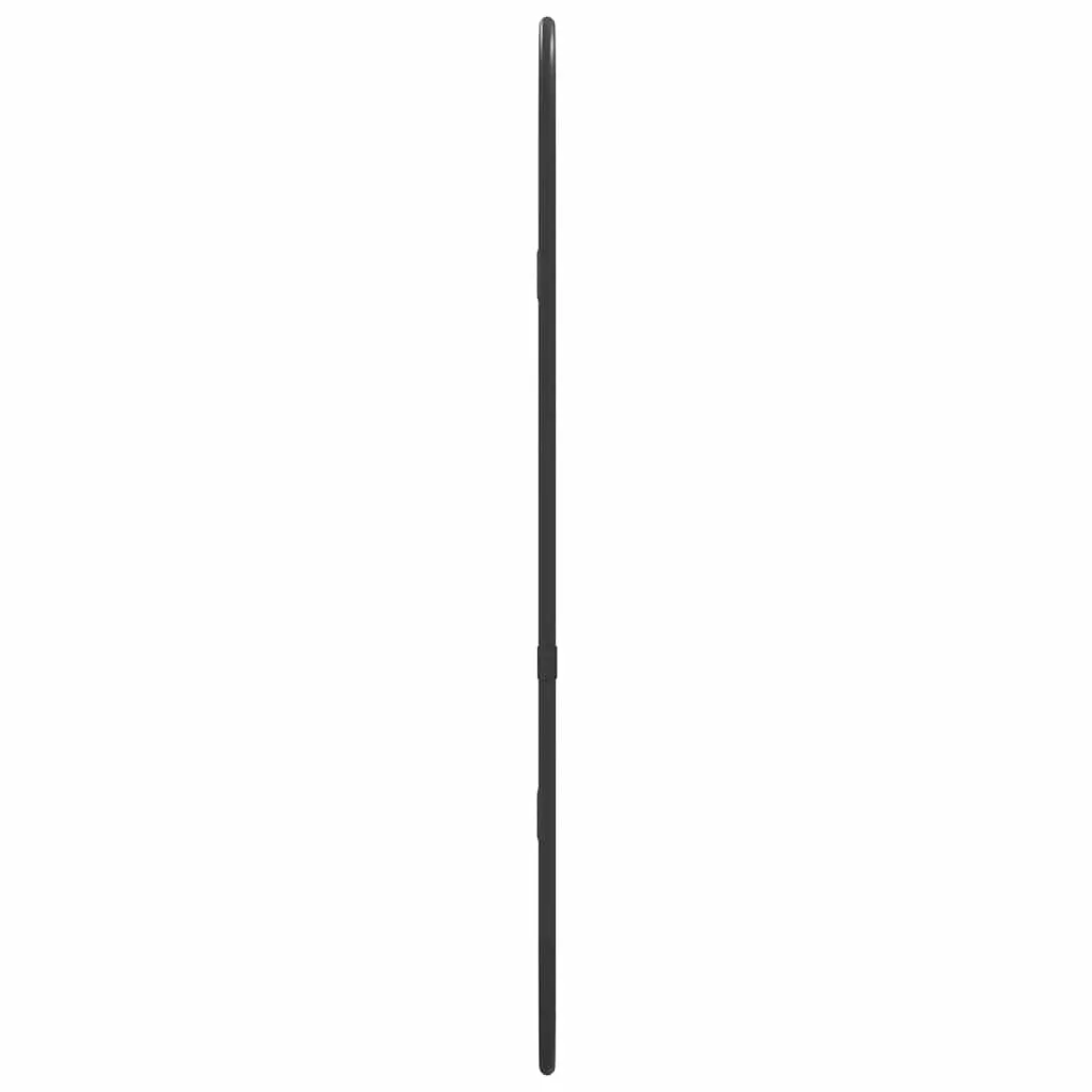 Wandspiegel Schwarz 50x20 cm Oval