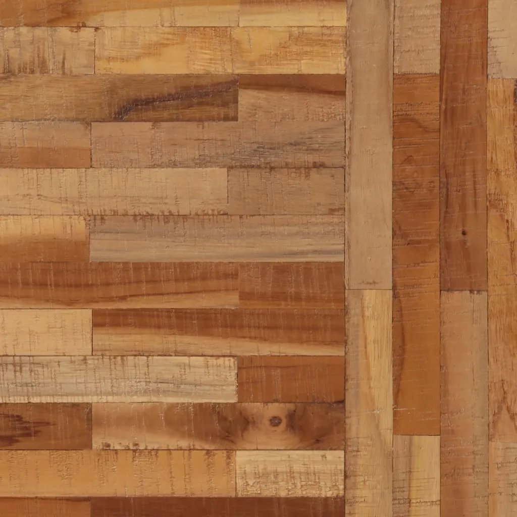 Esstisch Naturholz mit schwarzem Gestell 120 x 62 x 76 cm