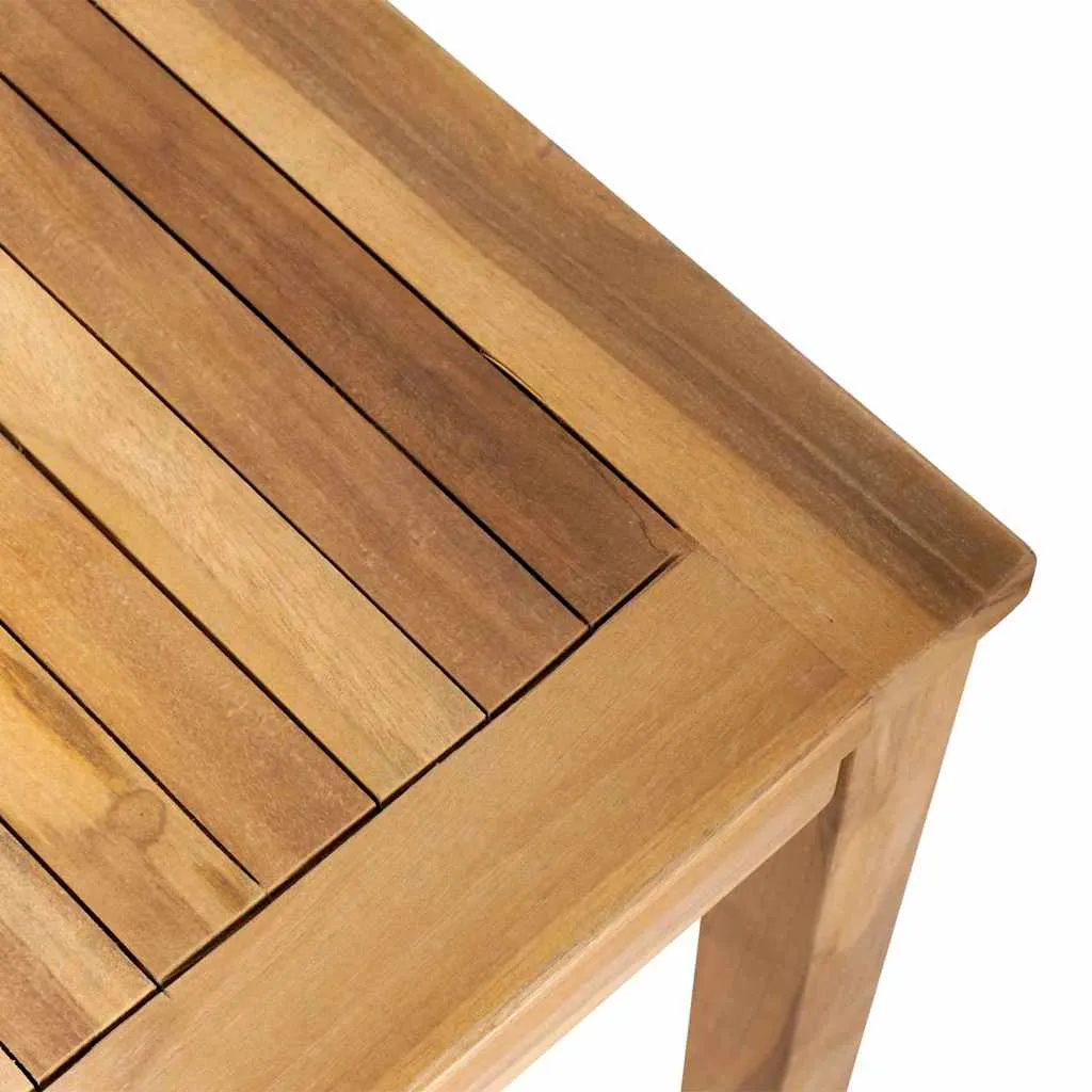 Gartenmöbel-Set Naturholz 110x66x76 cm Braun Dunkelgrau