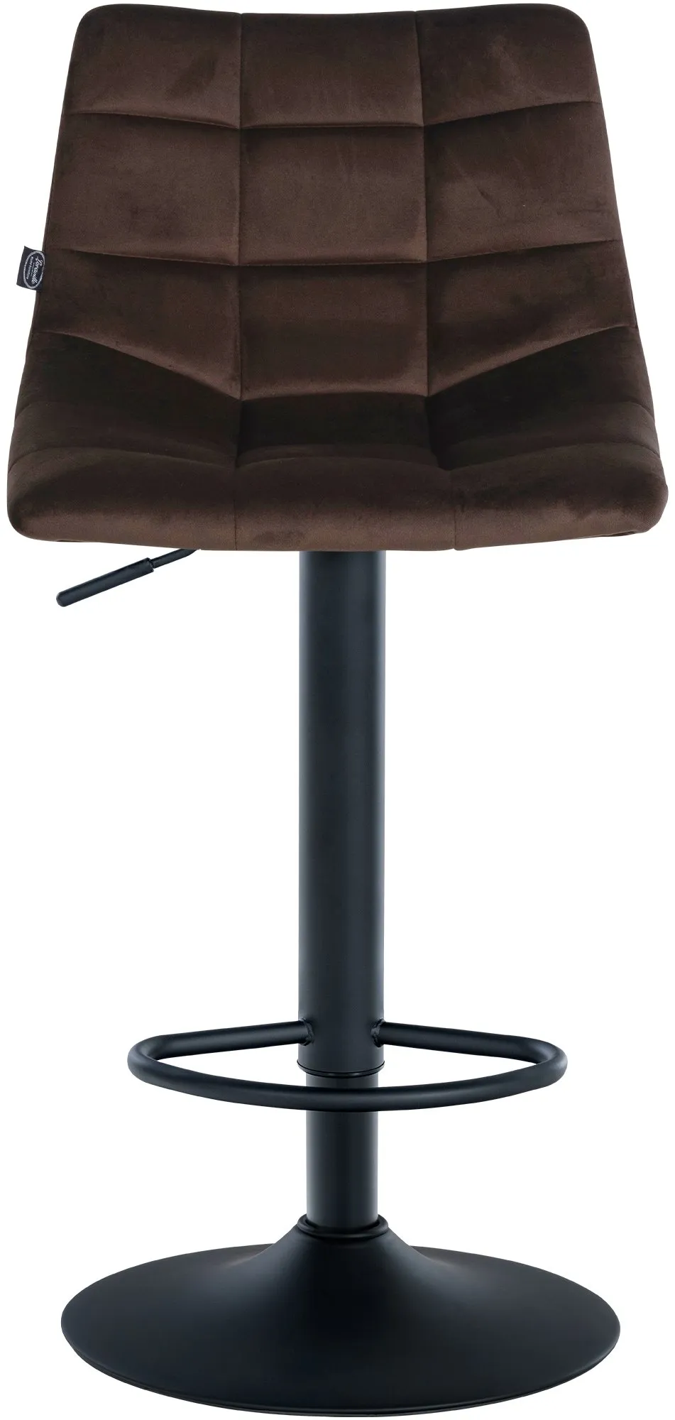 Barhocker Jerry 2er Set 87-108,5x43x46,5 cm Braun