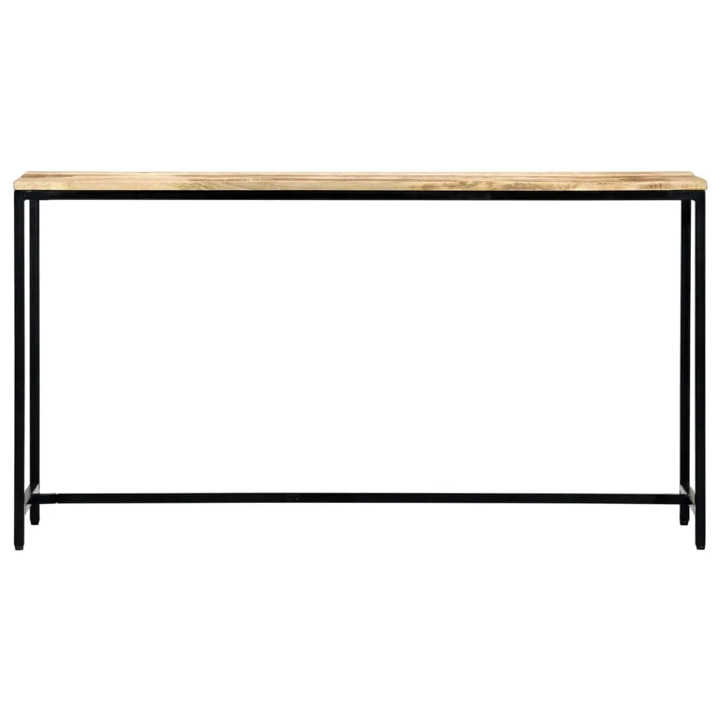 Konsolentisch 140 x 35 x 76 cm Massivholz Mango