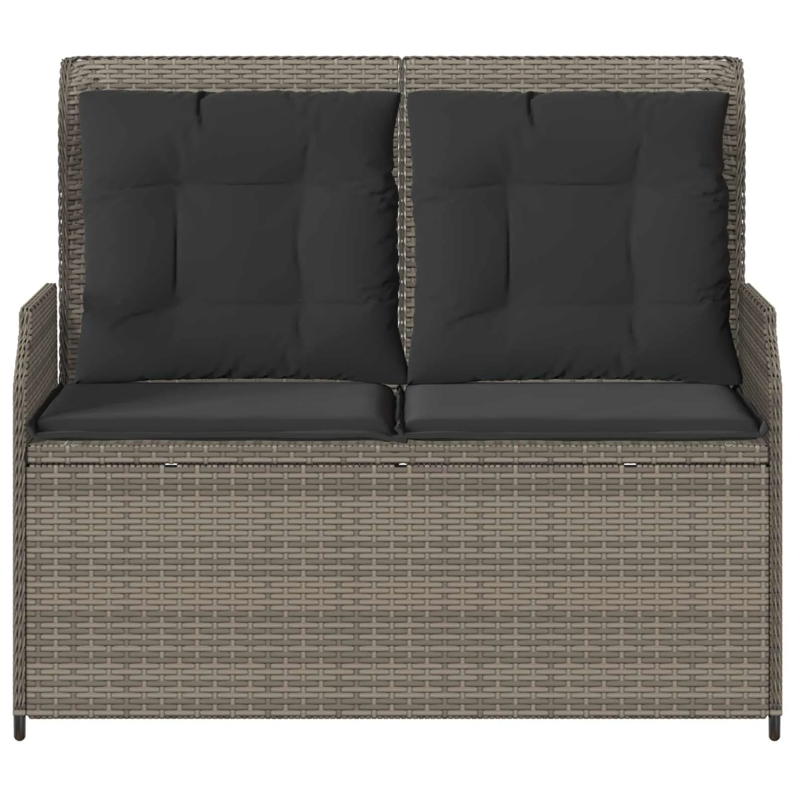 Reclining Gartenbank Grau 110 x 67 x 95 cm