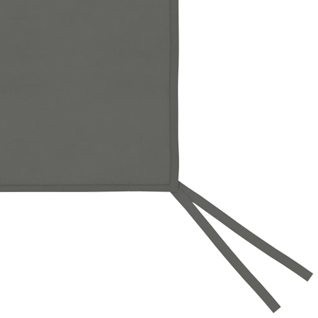 Pavillon-Seitenwand-Set Anthrazit 410x210 cm & 280x210 cm mit Fenster