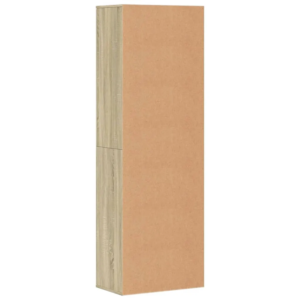 Highboard Sonoma-Eiche 60 x 35 x 180 cm aus Holzwerkstoff