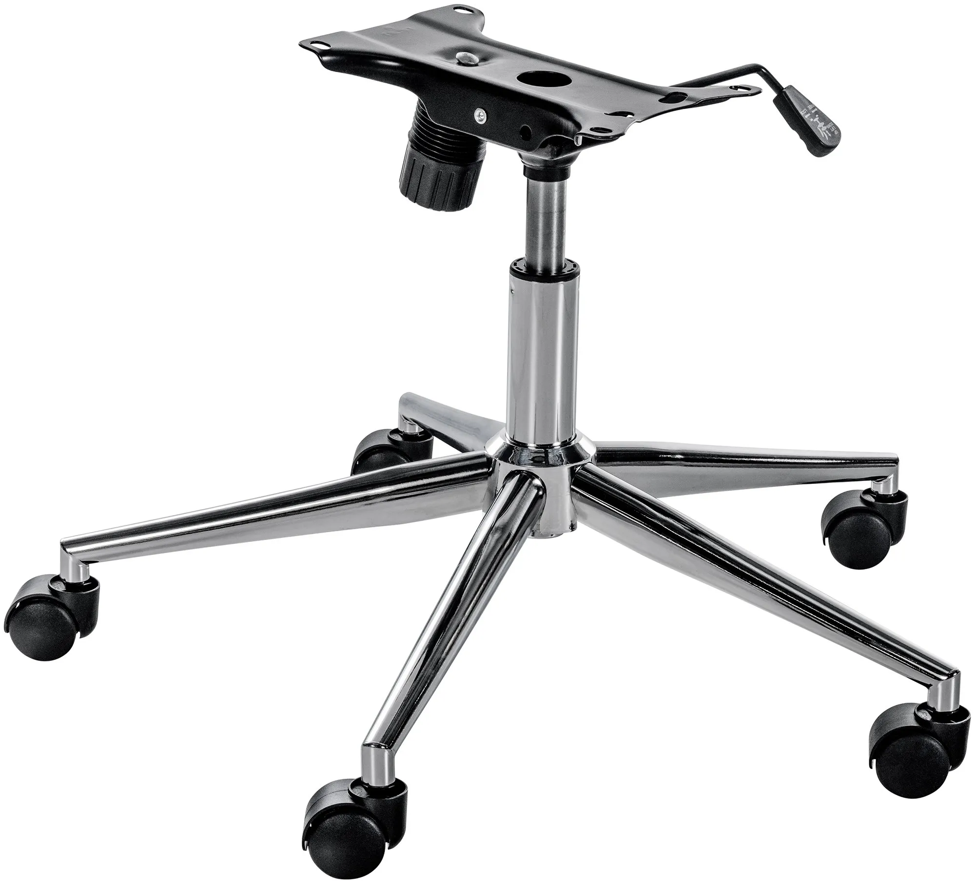 Bürostuhl Gestell 74x74x39-44,5 cm Chrom
