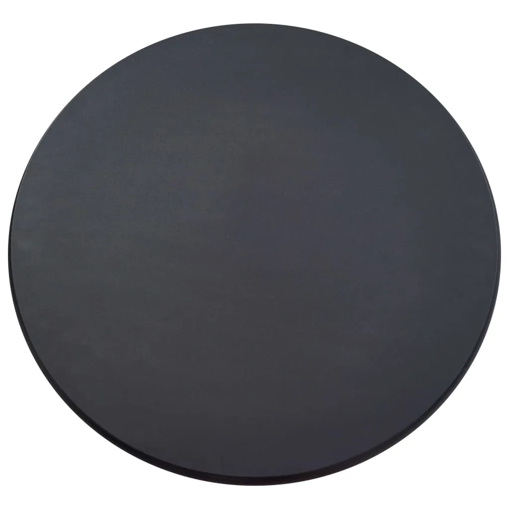 Schwarzer Stehtisch 60 x 107,5 cm mit MDF-Tischplatte und Stahlbeinen
