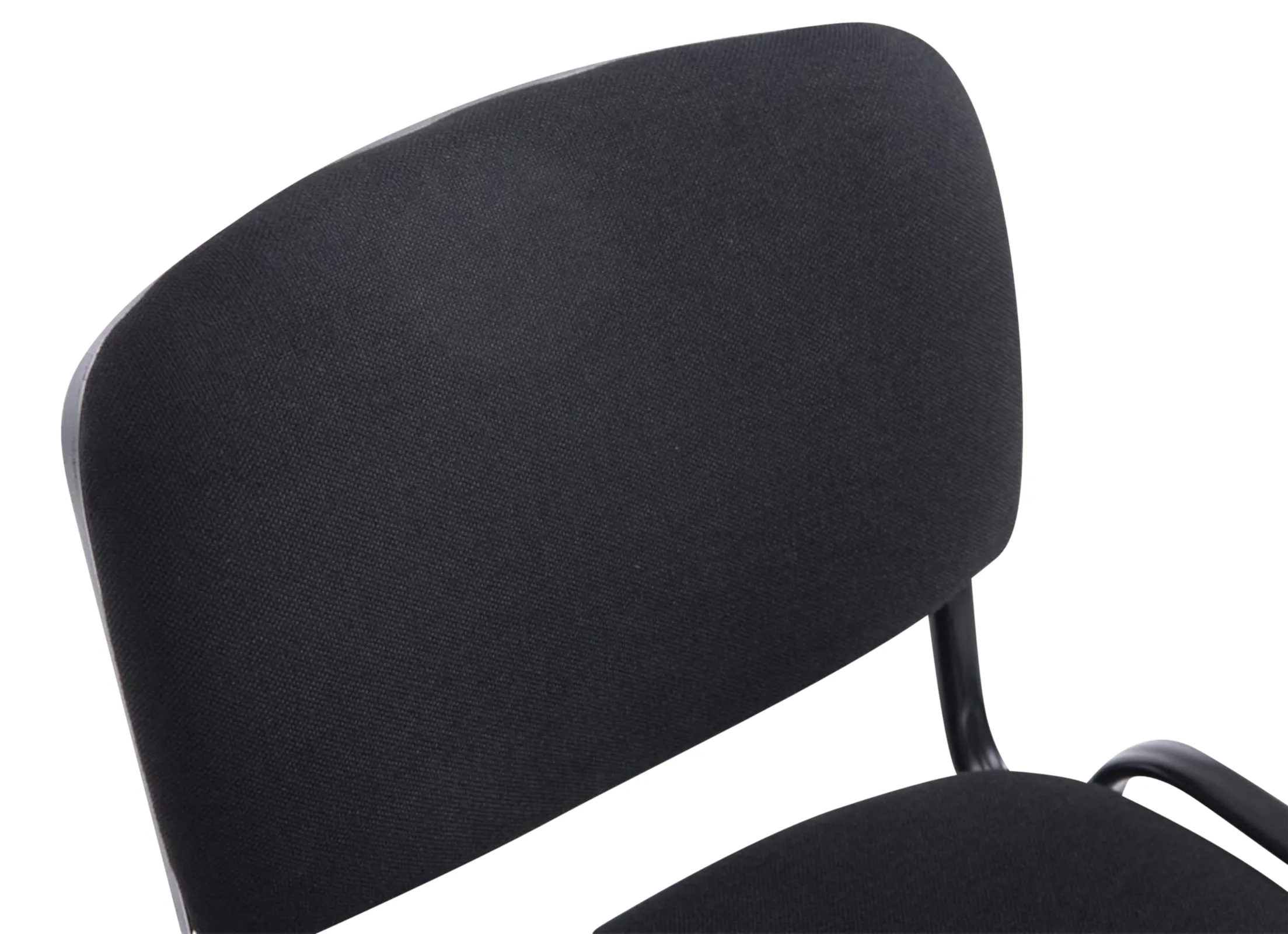 4er Set Konferenzstühle XL 84x53x57 cm schwarz