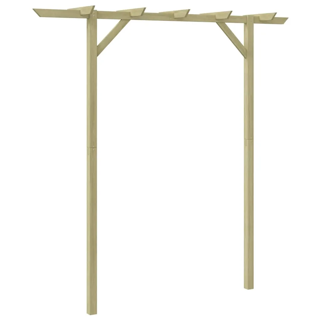 Holz-Pergola Gartenbogen 205x40x203 cm grün imprägniert