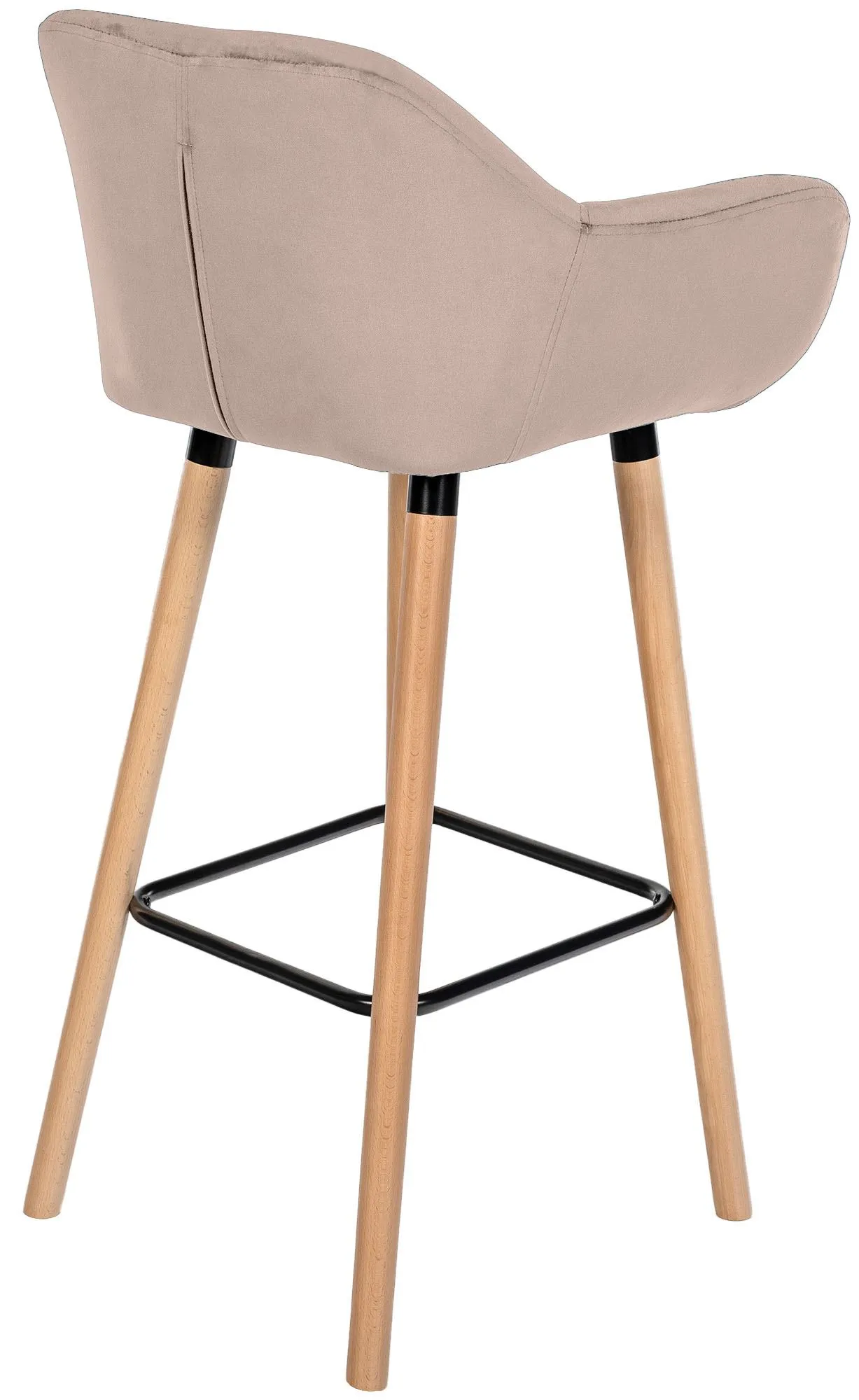 Barhocker Grant Set 2-teilig 99x55x46 cm hellgrau