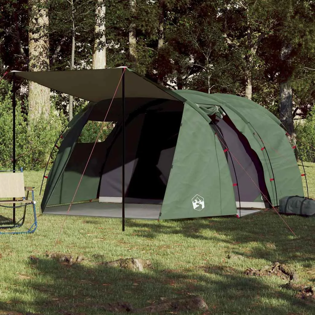 Campingzelt Grün 210x240x143 cm Innenzelt, 420x260x153 cm Außenzelt