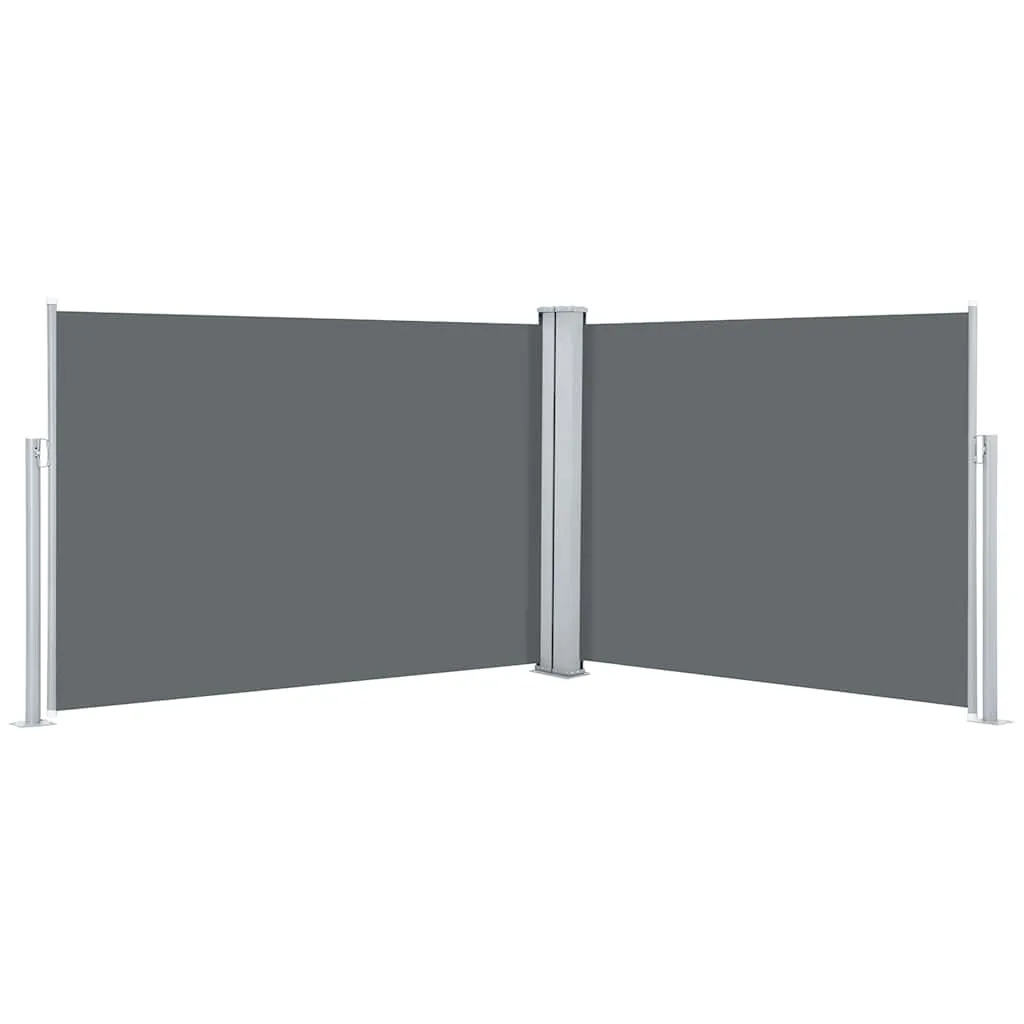 Garten-Seitenmarkise 100 x (0-1000) cm Anthrazit