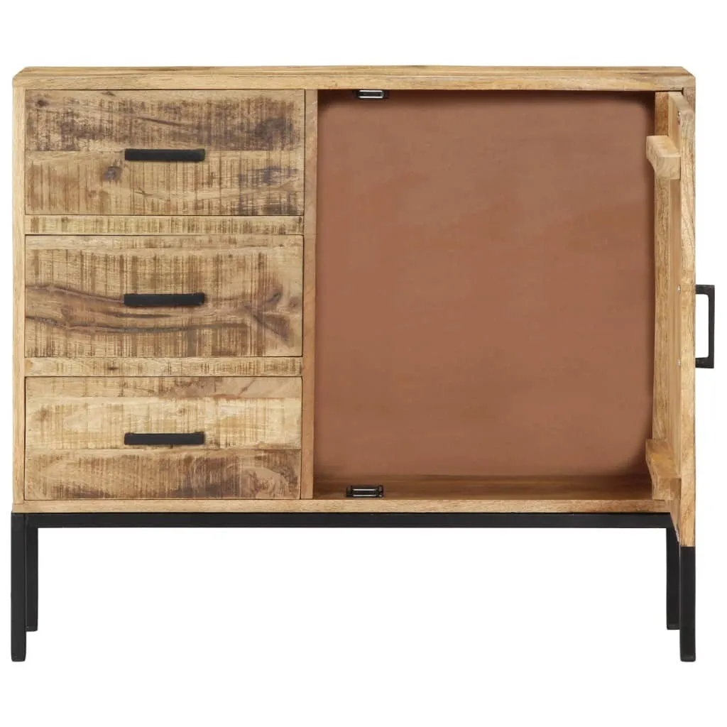 tinkaro Kommode KALA kleine Anrichte Mangoholz modern industrial Stil