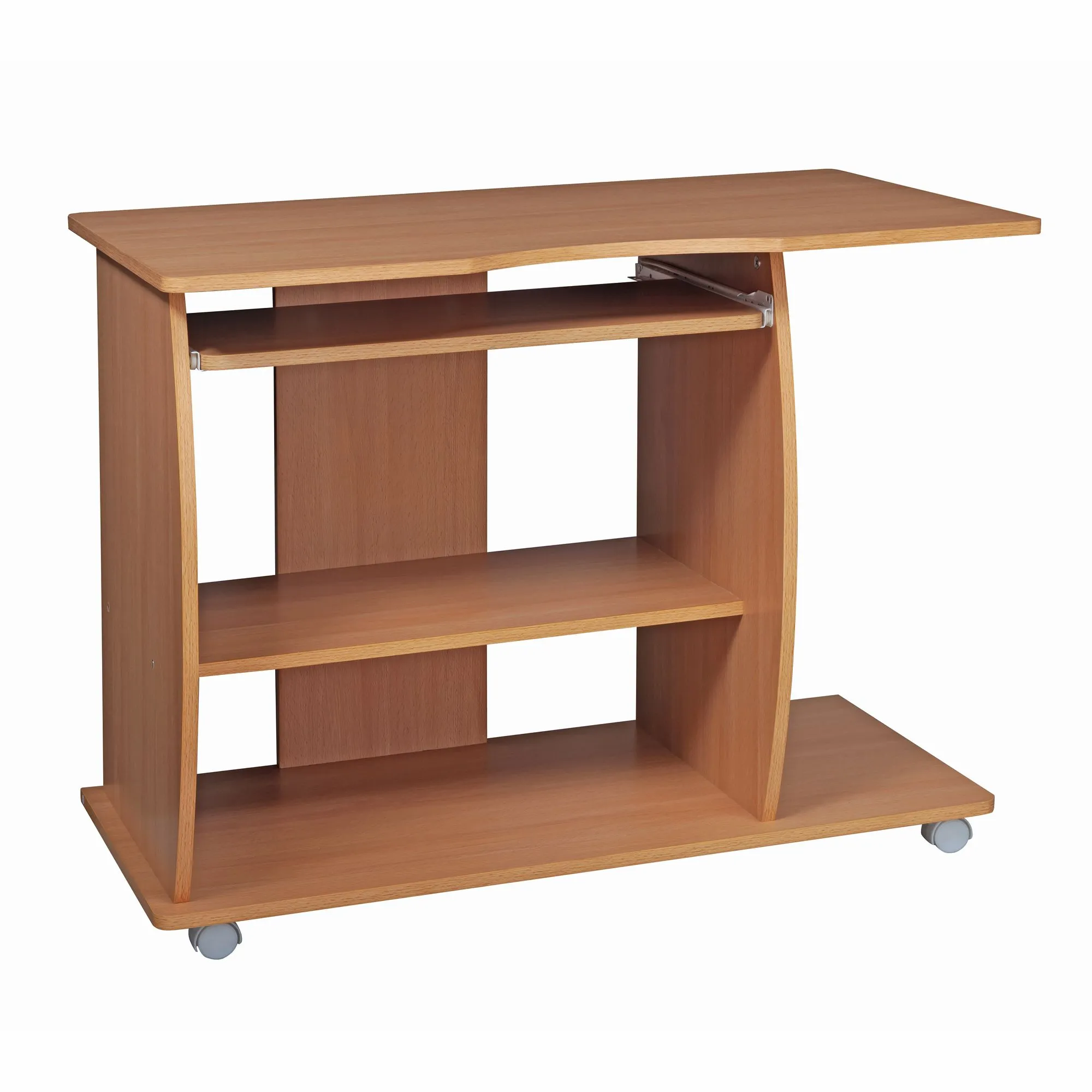 tinkaro Computertisch eckig BARZIDA Holz Schreibtisch Braun tinkaro Computertisch eckig BARZIDA Holz Schreibtisch Braun