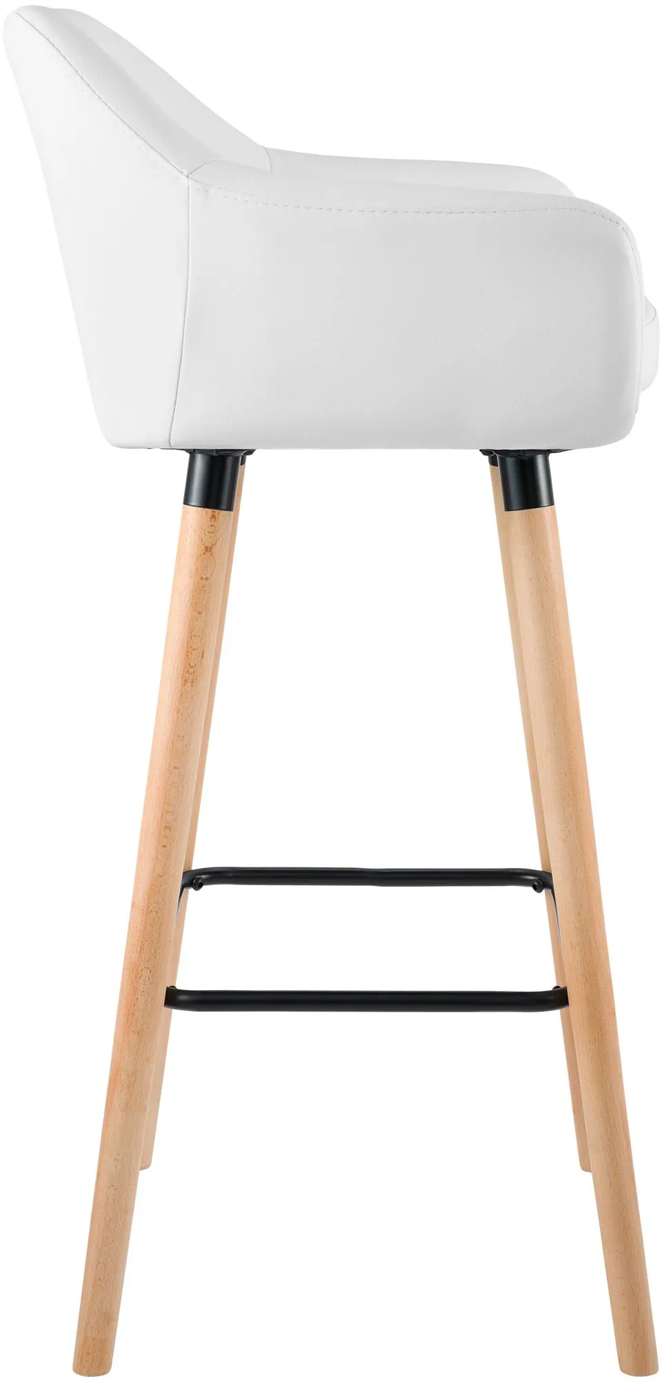 Barhocker Grant Set 2-teilig 99x55x46 cm weiß