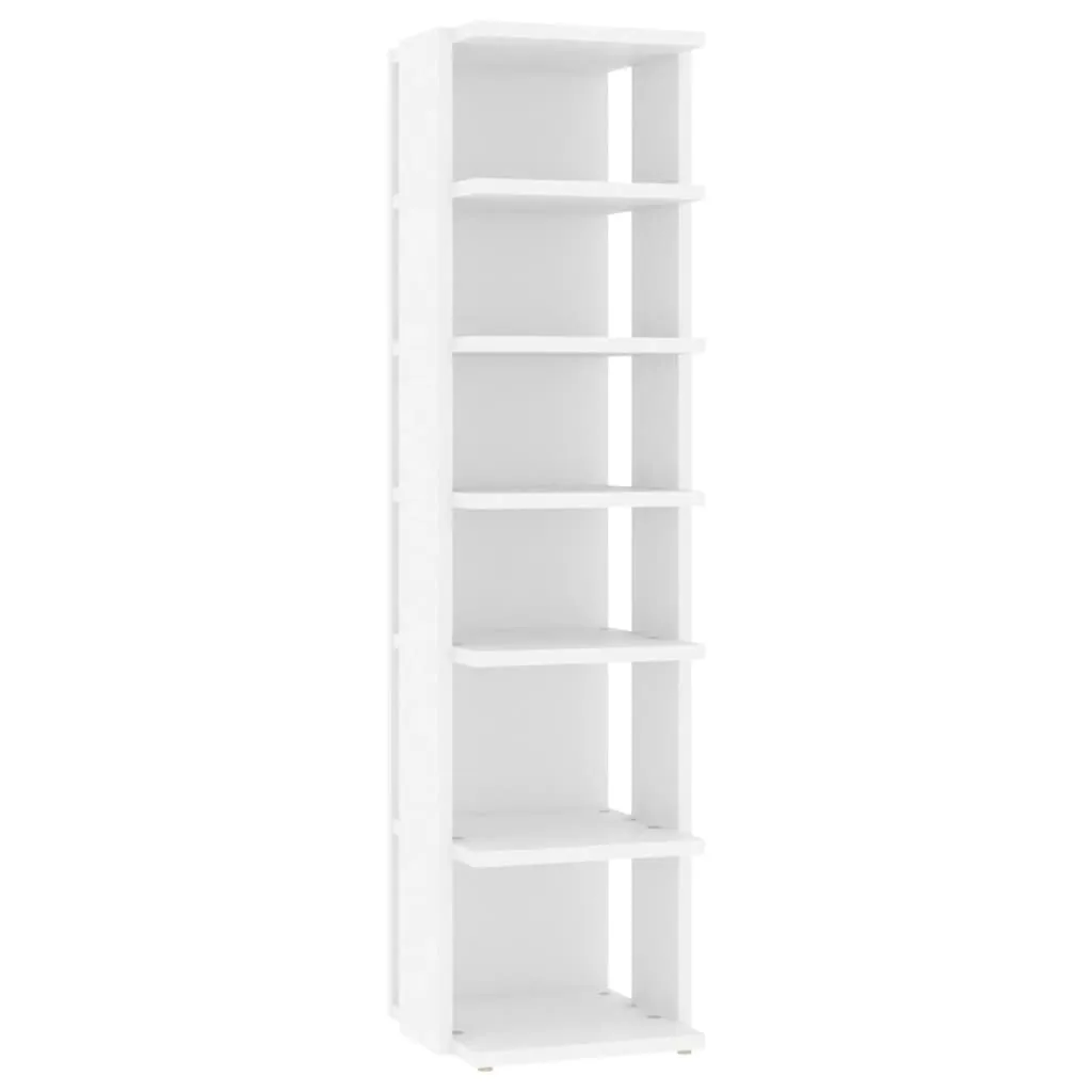 Schuhschrank Weiß 27,5x27x102 cm Holzwerkstoff