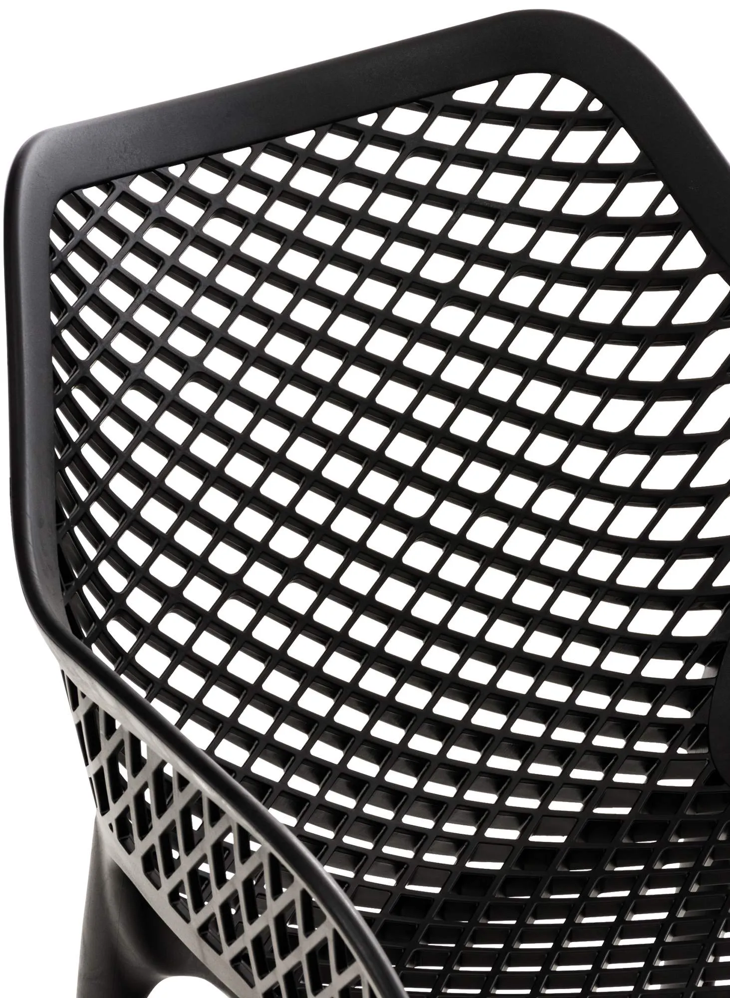 Gartenstuhl Air XL 81x57x60 cm schwarz
