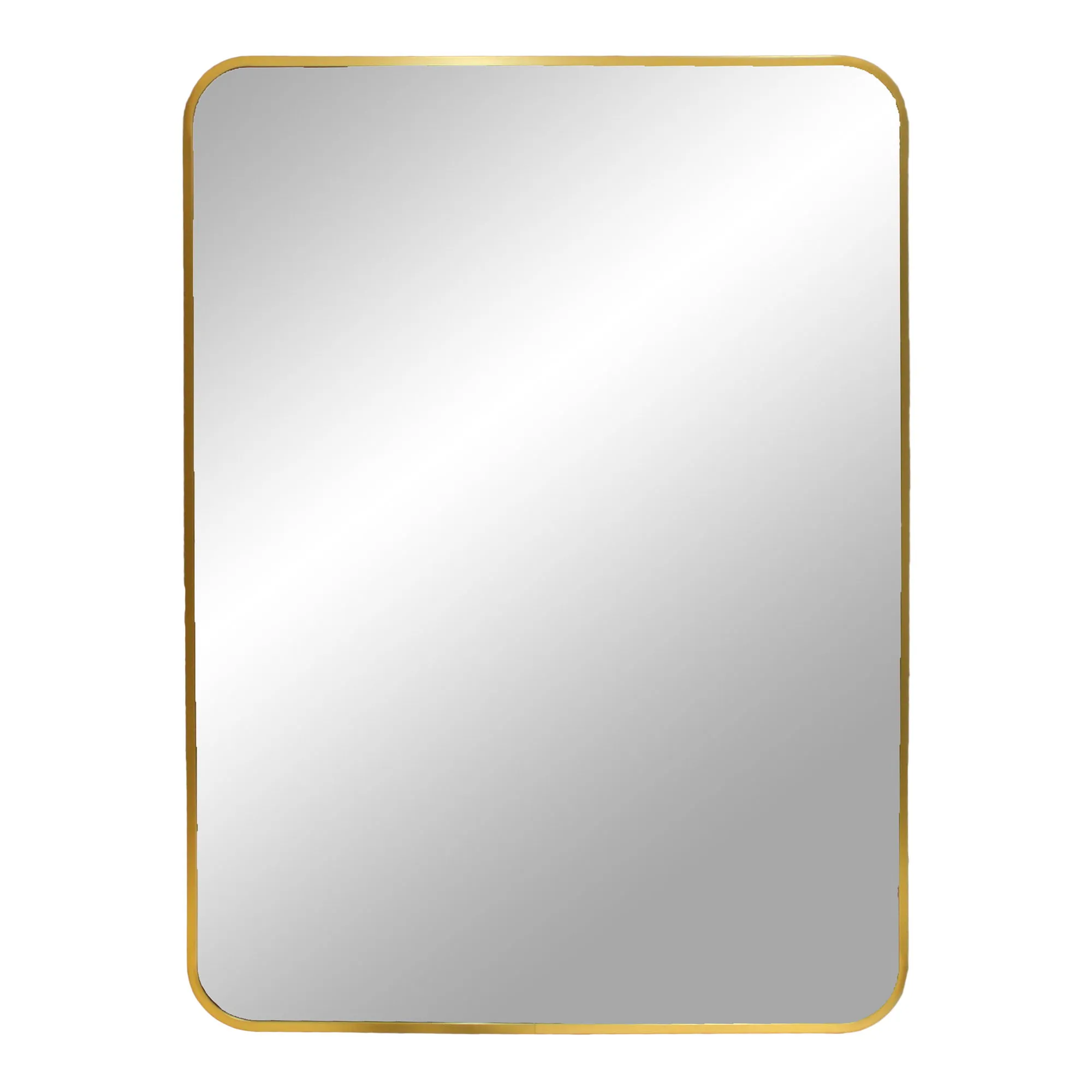 tinkaro Spiegel Madrid Aluminium Messing-Optik 50x70 cm