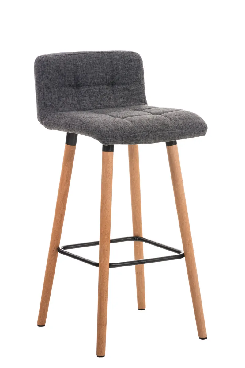 Barhocker Lincoln 94x42x49 cm hellgrau
