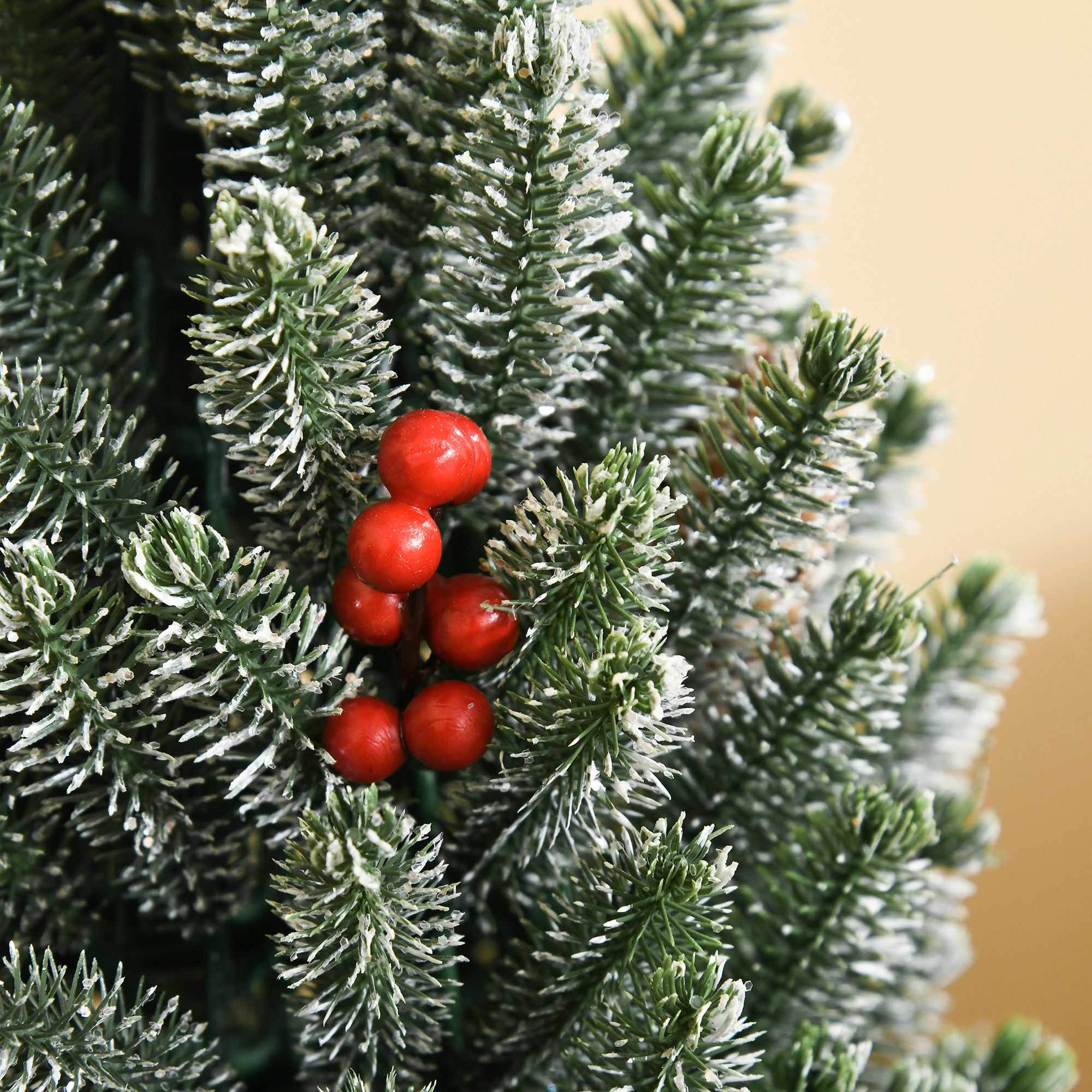 Mini Weihnachtsbaum künstlich mit Übertopf, 50 cm, Grün