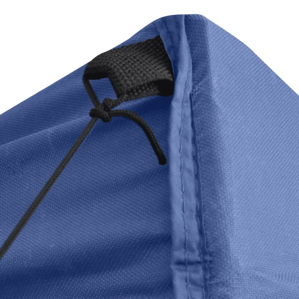 Faltbares Partyzelt 2x2x3,15 m Blau mit UV- und Wasserbeständigem Dach