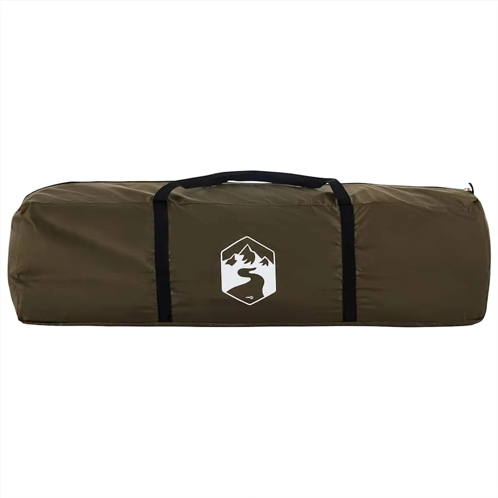 Angelzelt Campingzelt 307x290x170 cm Olivgrün wasserdicht