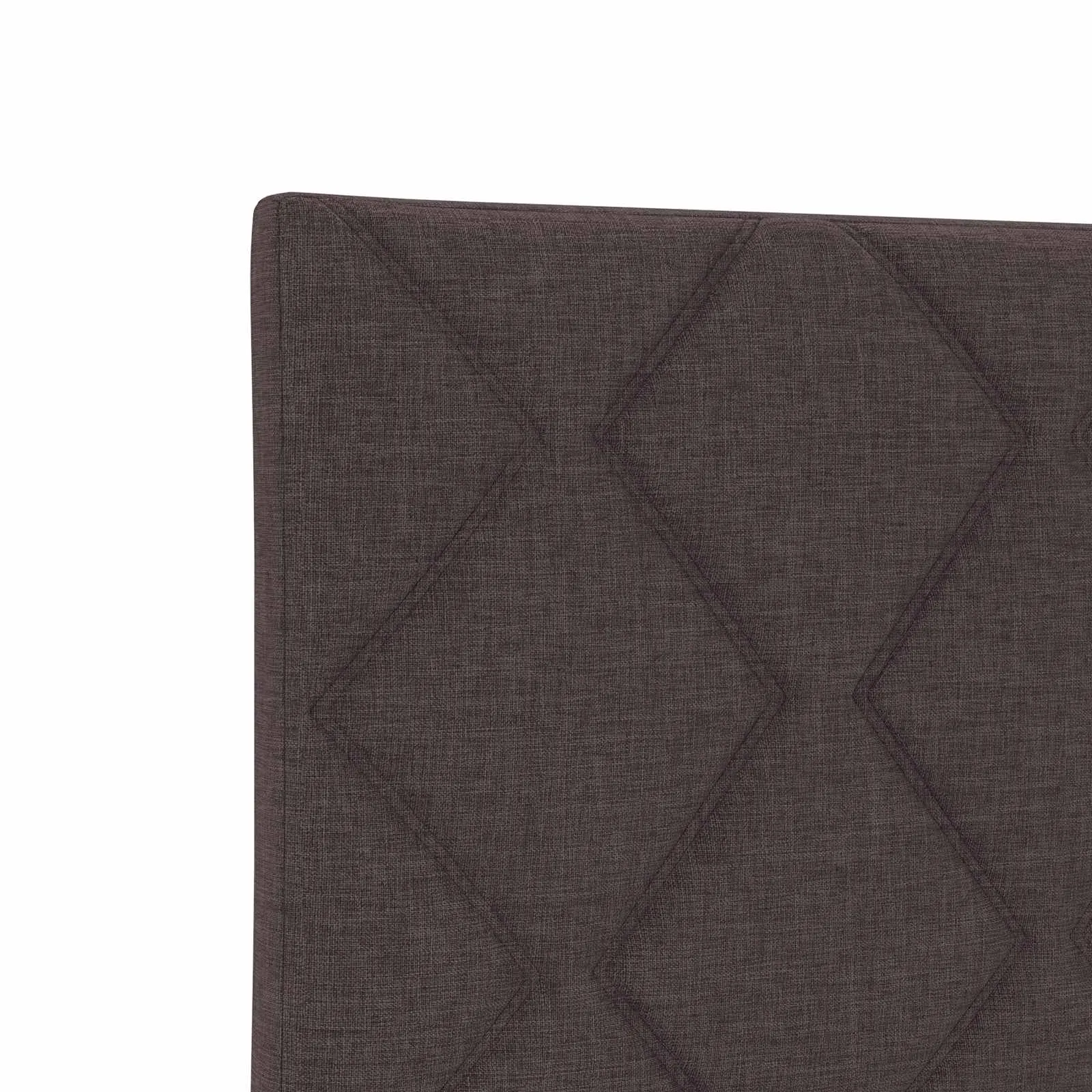 Ottoman-Bett 203 x 200 x 88 cm Dunkelbraun