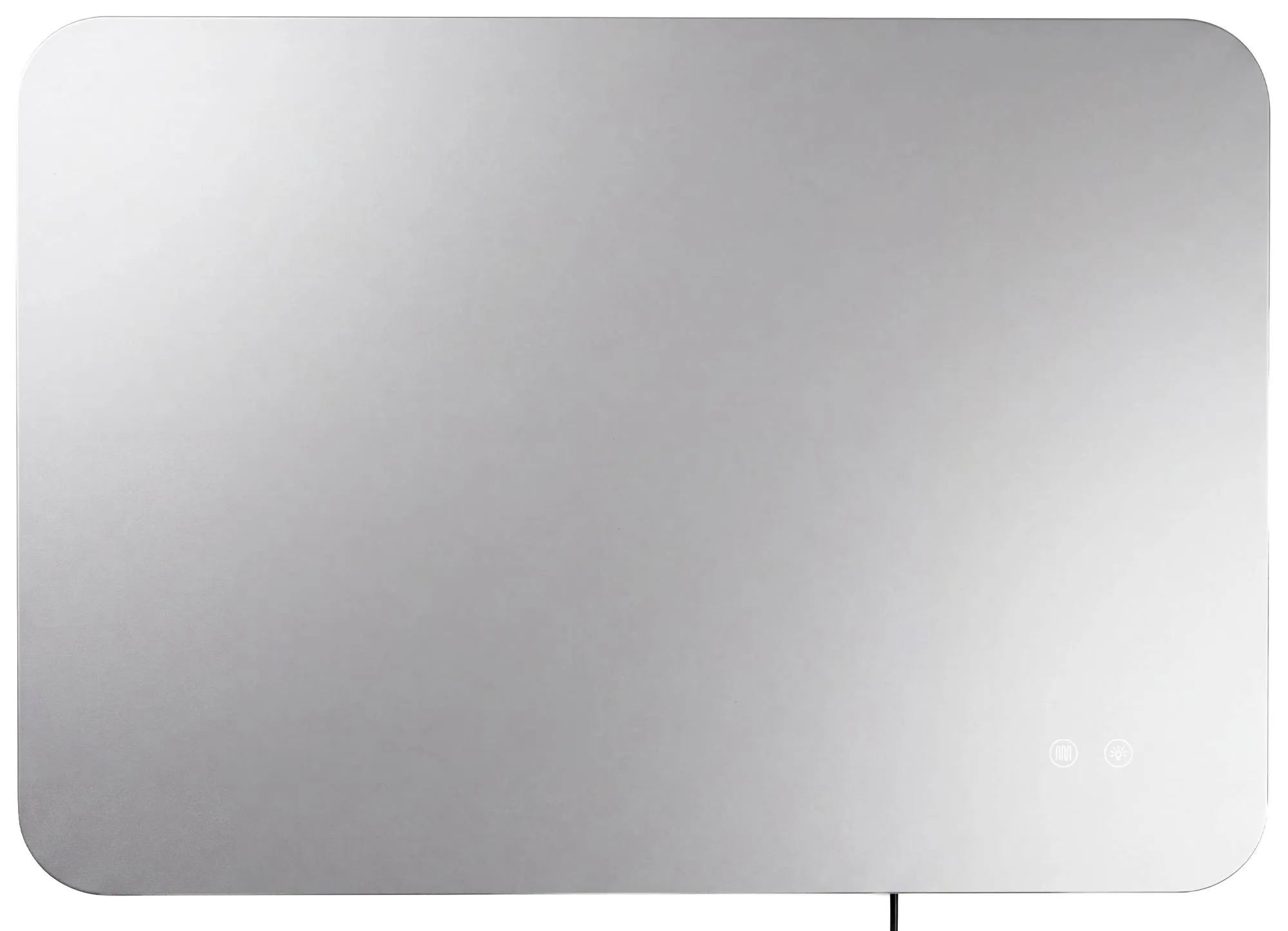 Badspiegel Palmiro LED 100x70 cm Klarglas