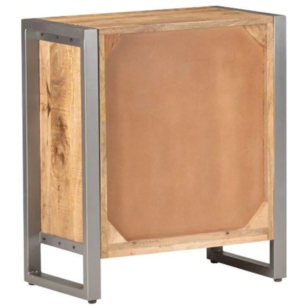 Sideboard 60x35x72 cm Raues Mangoholz