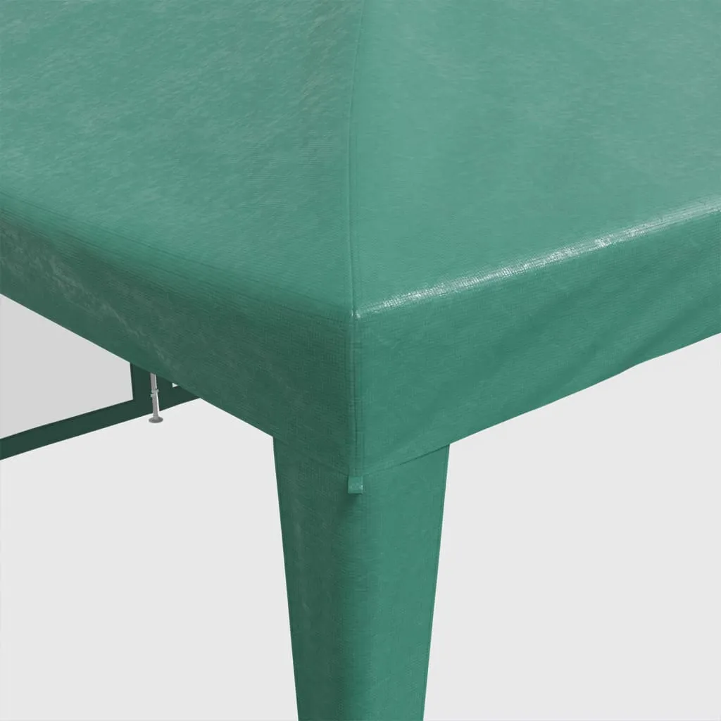 Grünes Partyzelt 800x400x268 cm mit robustem Eisengestell und Mesh-Seitenteilen