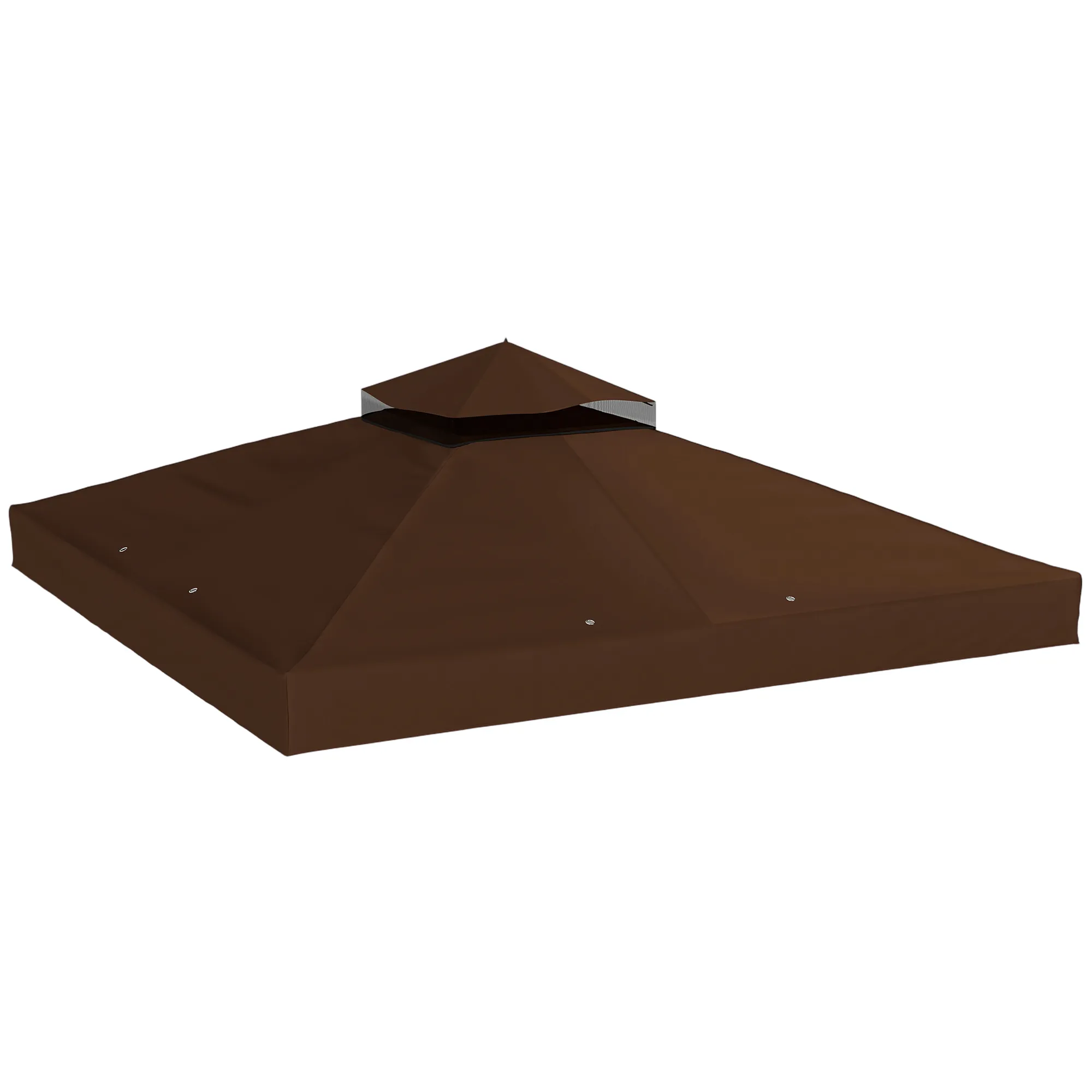 Ersatzdach 300x300 cm Kaffee für Pavillon