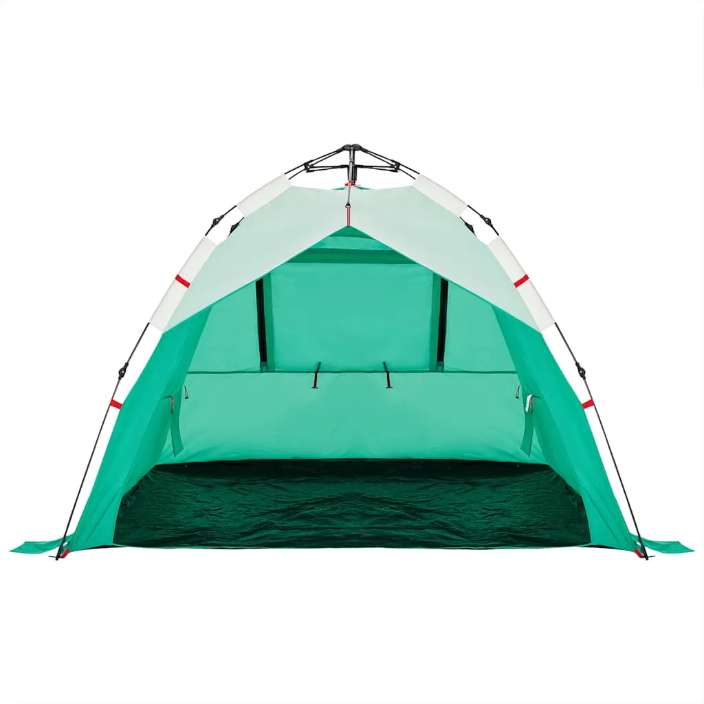 Strandzelt Meergrün 201 x 197 x 142 cm für 3 Personen