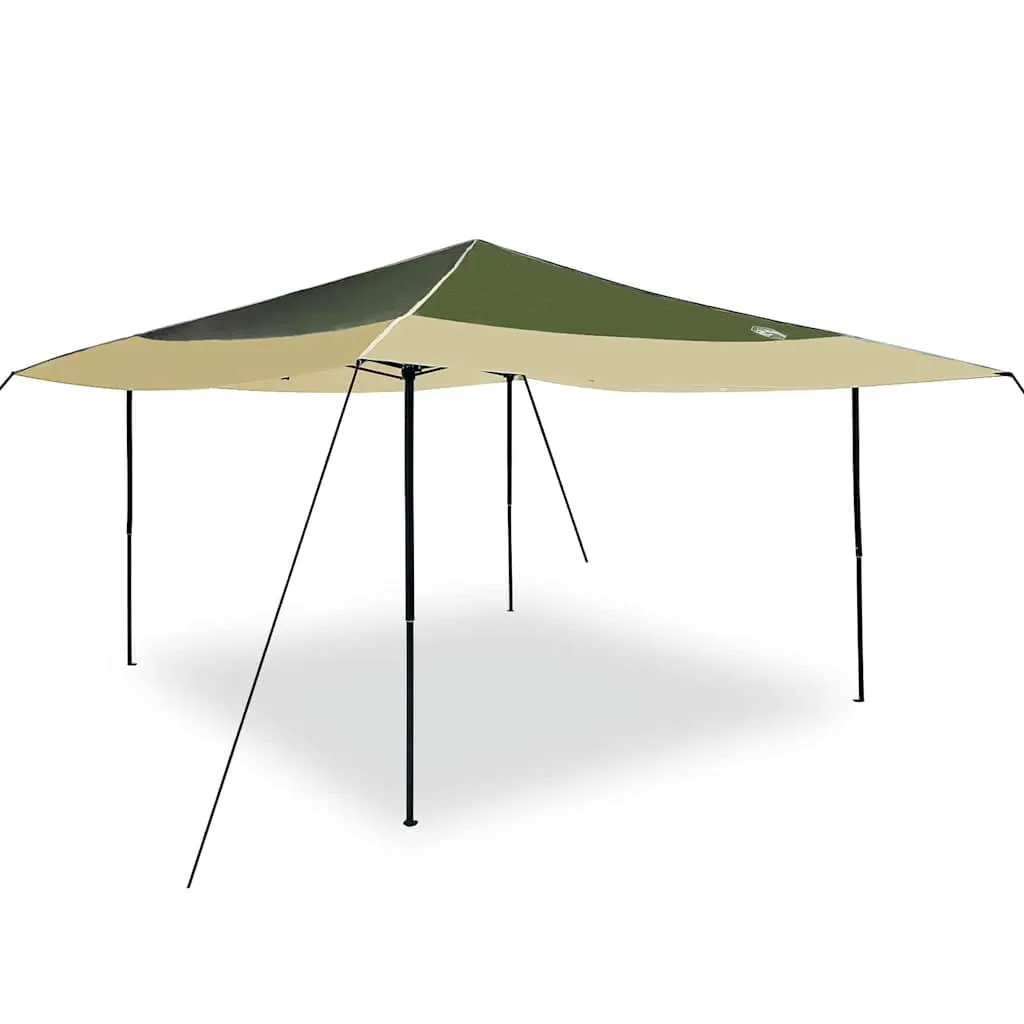 Pop-up Pavillon Grün 395 x 395 x 251 cm mit Stoff