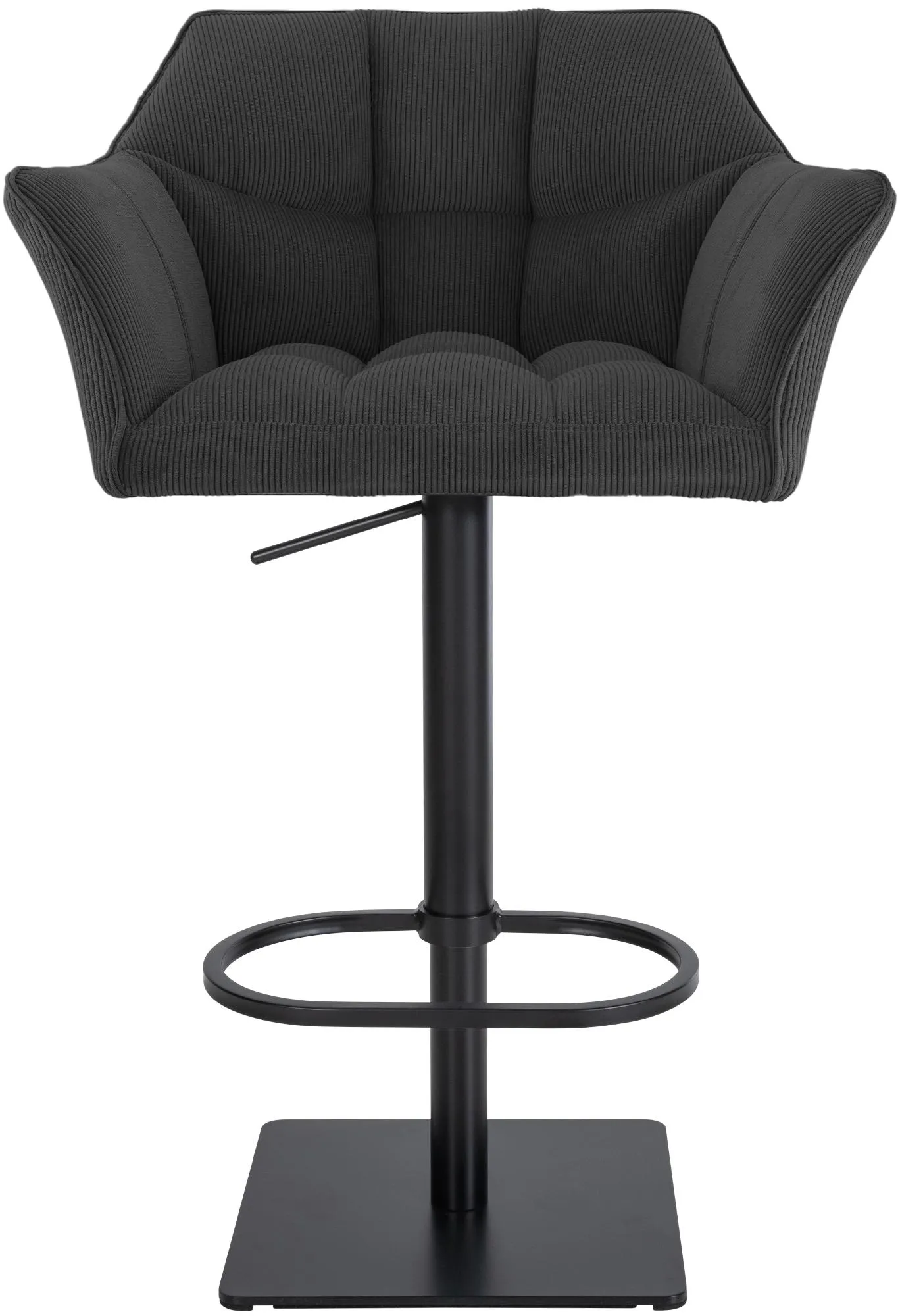 Barhocker Damaso 88x64x45 cm dunkelgrau