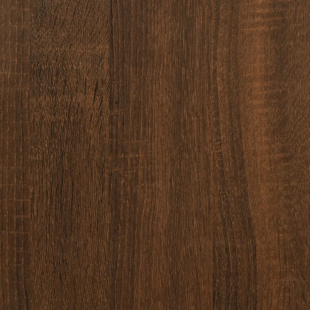 Schminktisch mit Spiegel Braun Eichen-Optik 96x39x142 cm
