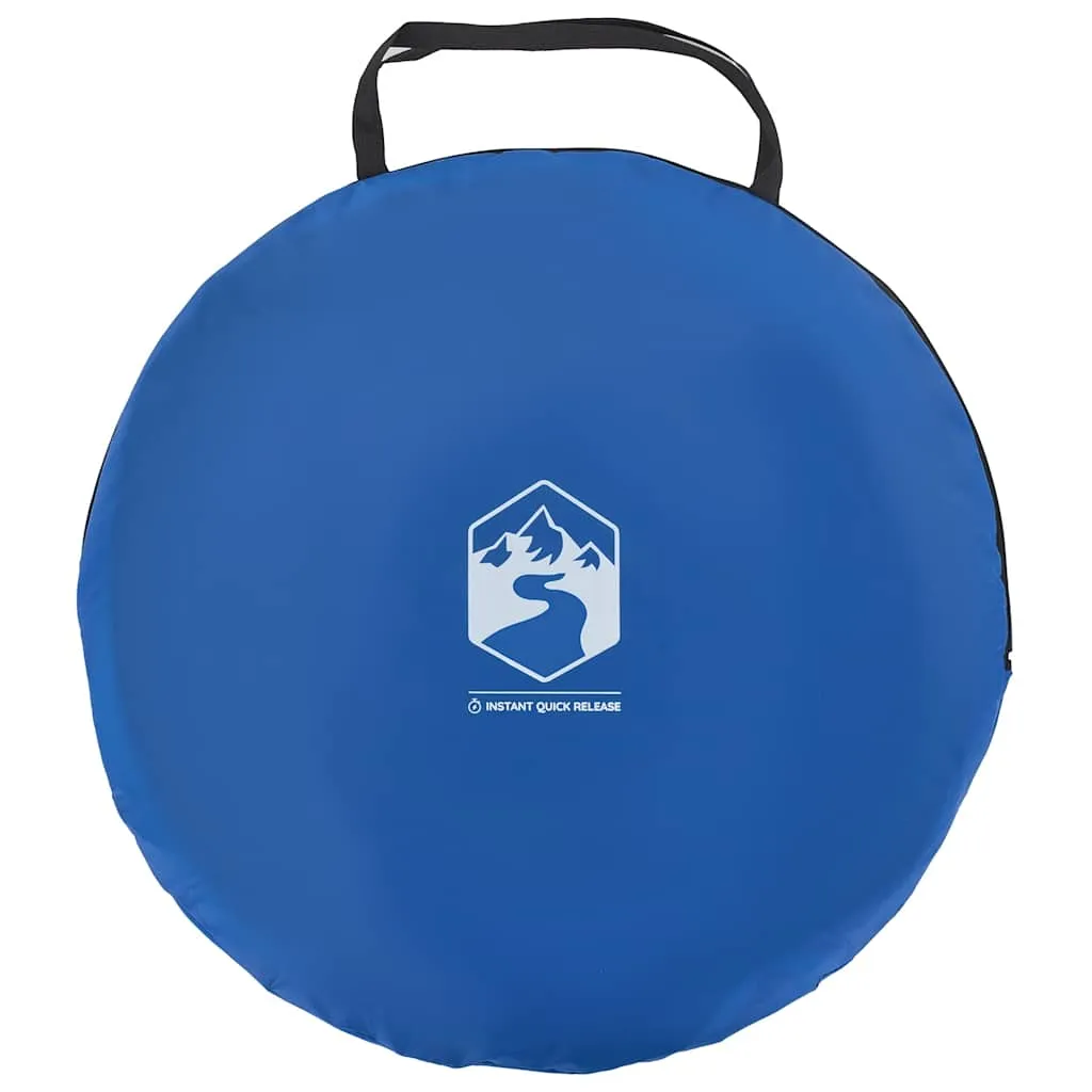 Strandzelt Azurblau 225/190 x 158 x 115 cm für 2 Personen