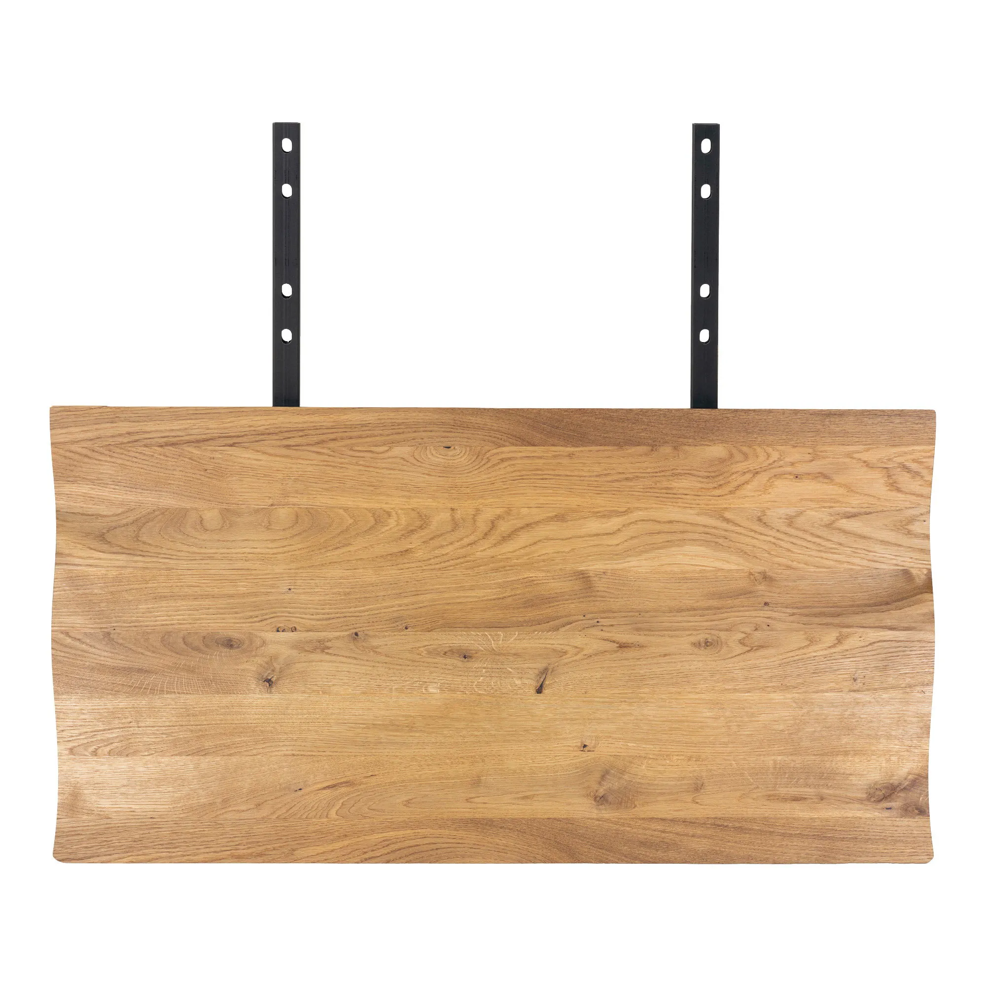 tinkaro Erweiterungsplatten für Toulon Esstisch Set wellige Kante 20.6 x 50 x 95 cm Eiche Natur