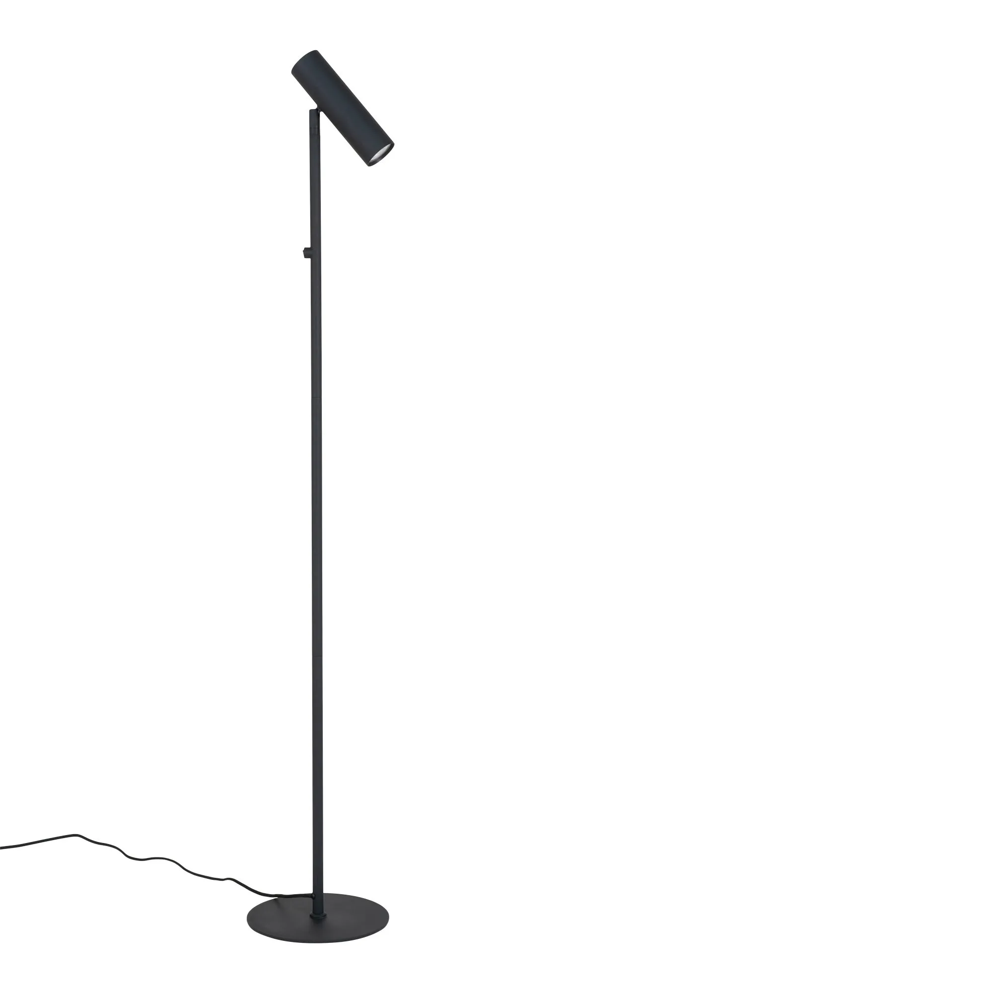 tinkaro Stehlampe Paris Stahl 25 x 25 x 150 cm Schwarz