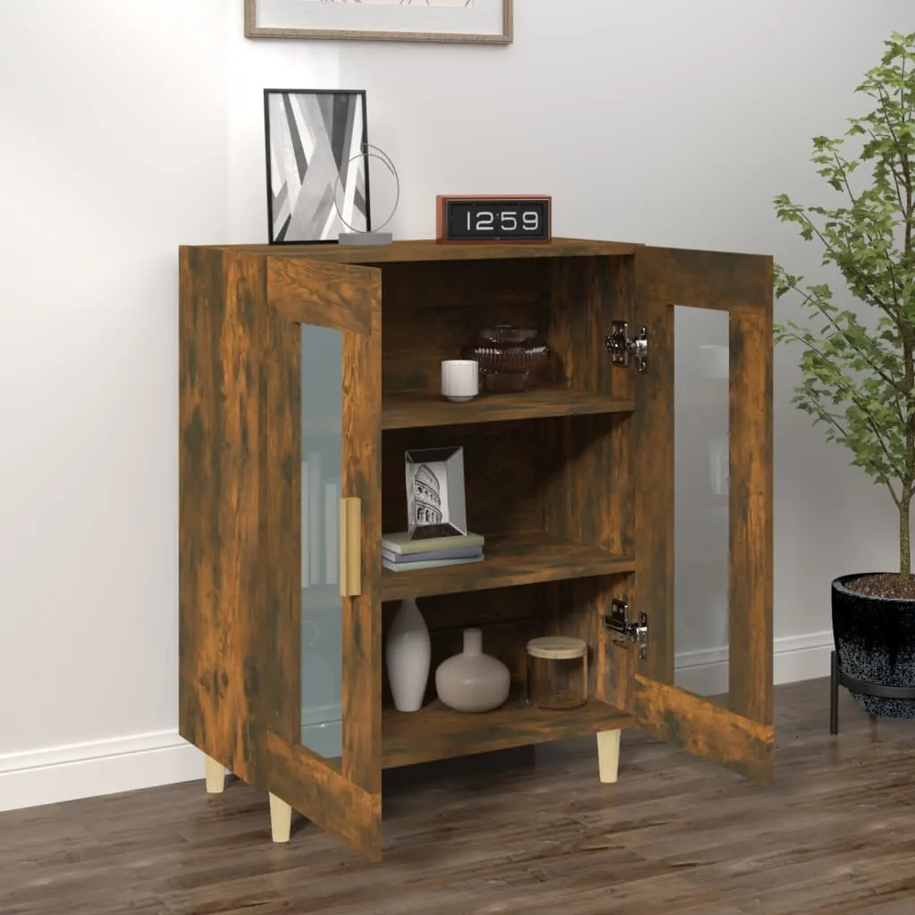Sideboard Räuchereiche 69,5x34x90 cm Holzwerkstoff