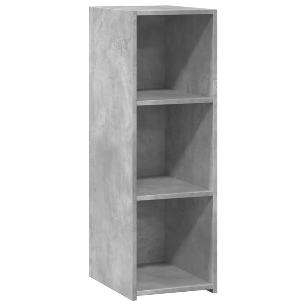 Sideboard Betongrau 30 x 41 x 93 cm aus Holzwerkstoff