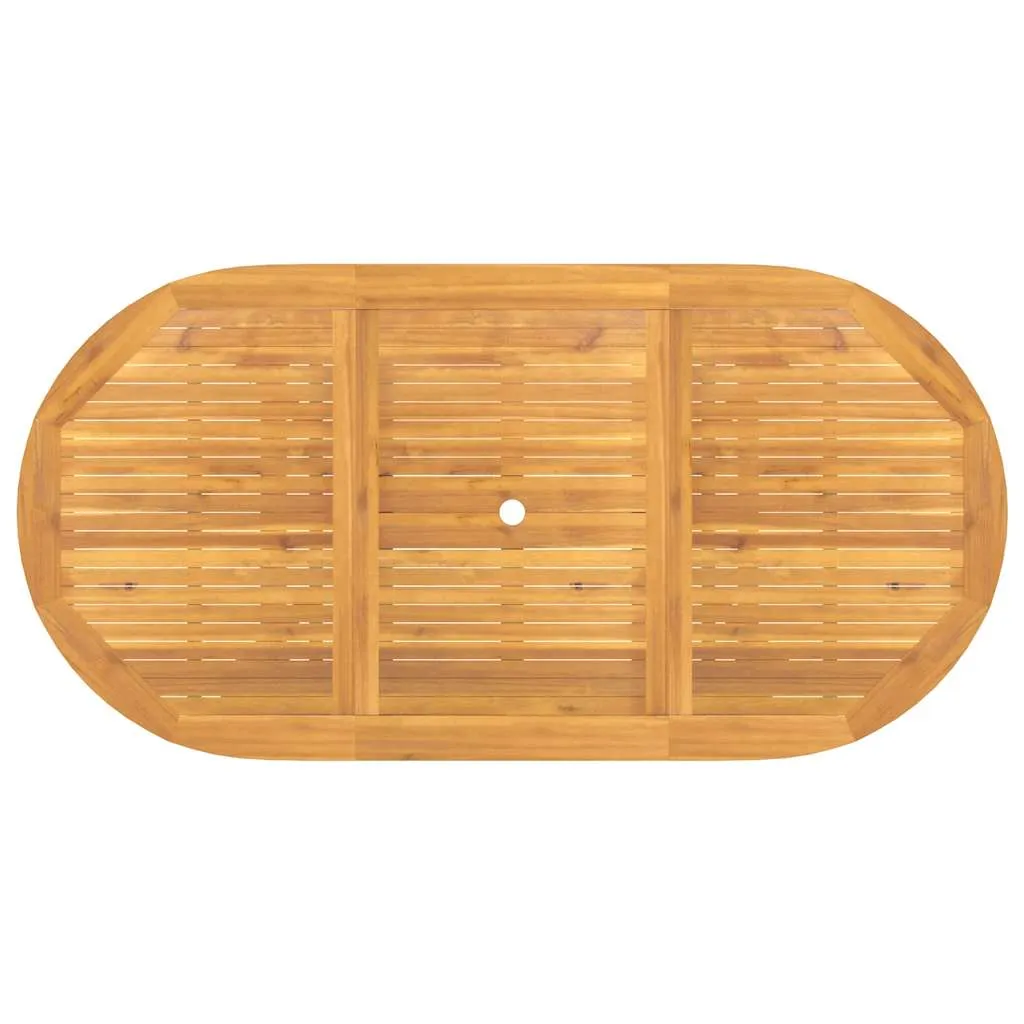 Gartentisch Ausziehbar 110-160x80x75 cm Massivholz Teak