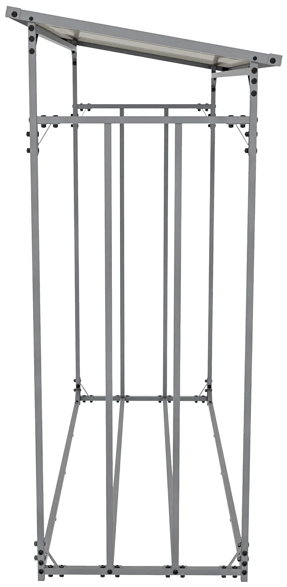 Kaminholzunterstand Ruston 165x165x70 cm Anthrazit