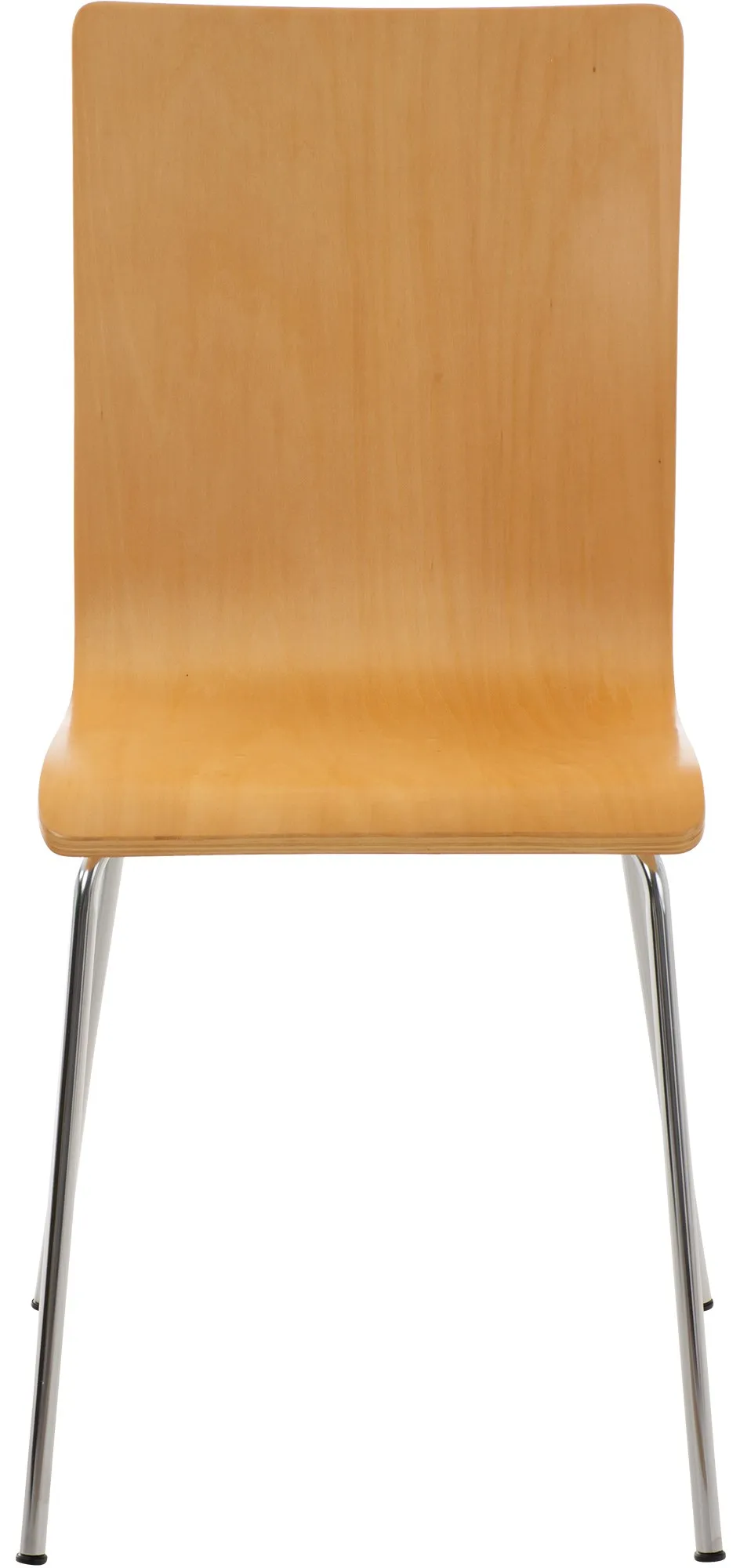 Besucherstuhl Pepe 4er Set 87x43x47 cm natura