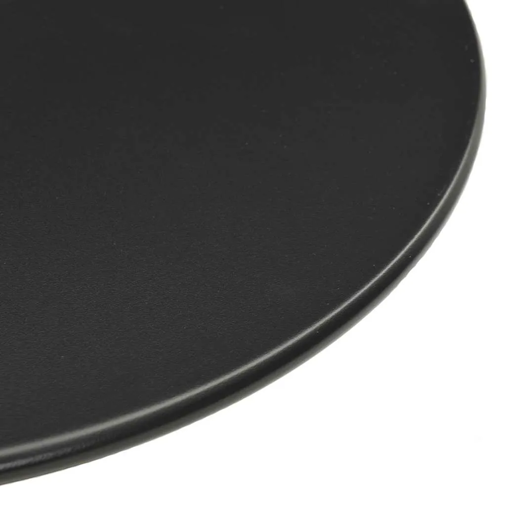 Outdoor-Stehtisch 60 x 105 cm Schwarz Pulverbeschichteter Stahl