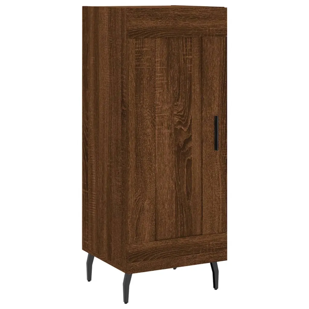 Sideboard Braun Eichen-Optik 34,5x34x90 cm Holzwerkstoff Sideboard Braun Eichen-Optik 34,5x34x90 cm Holzwerkstoff