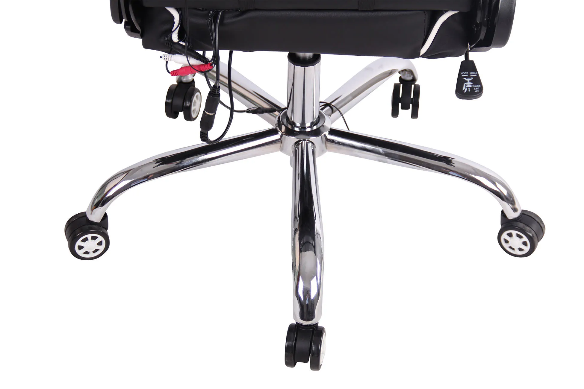Bürostuhl Limit XM 128-138x67x51 cm schwarz/weiß