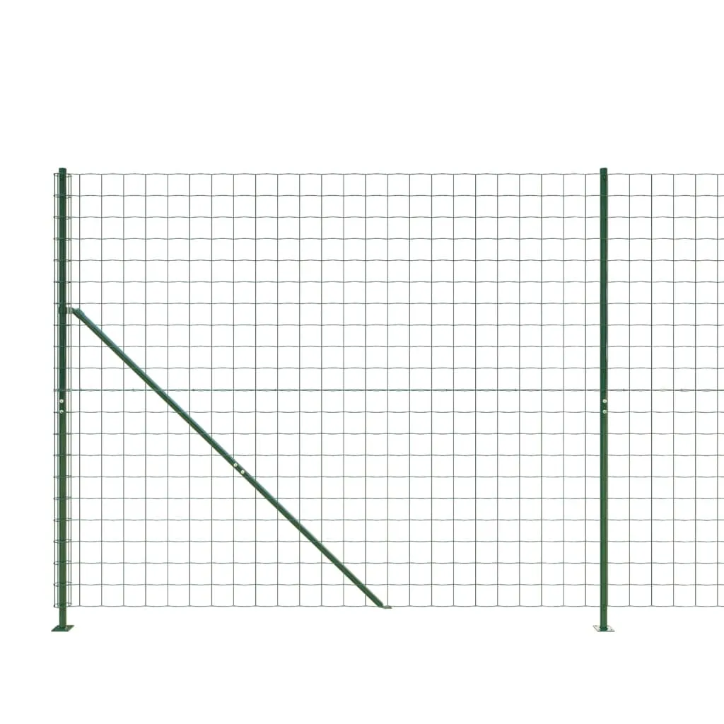 Maschendrahtzaun Grün 2,2 x 25 m verzinkter Stahl mit PVC-Beschichtung