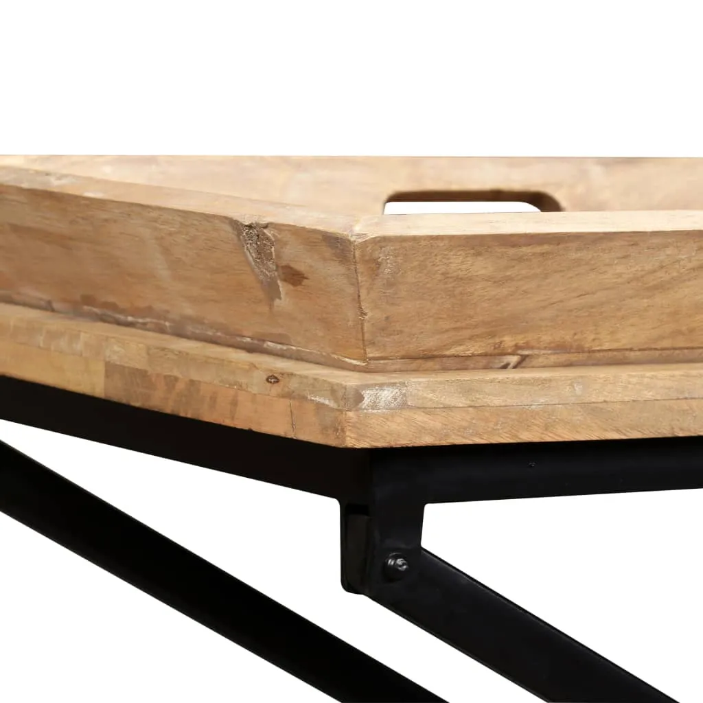Konsolentisch Mangoholz Massiv 130 x 40 x 80 cm